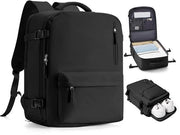 Borsa a mano da 45x36x20 cm per valigetta di imbarco, zaino da viaggio per laptop da 15,6 pollici, impermeabile, per uomo o donna