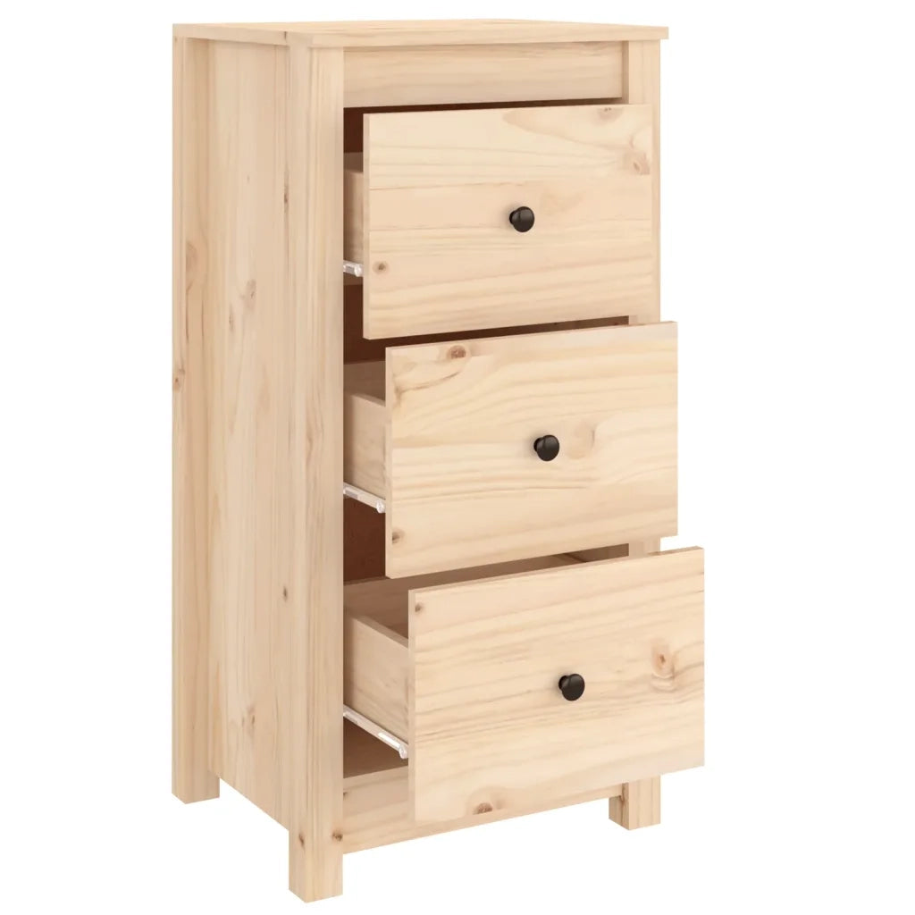 Credenza | Madia | Buffet da pranzo | Armadio da pranzo 40x35x80 cm in Legno Massello di Pino