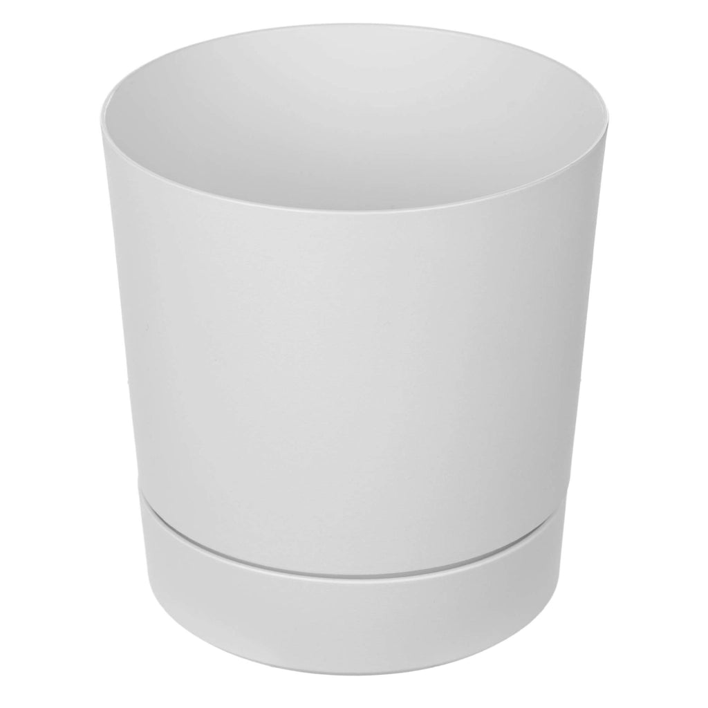Vaso da fiori KADAX con supporto, rotondo, in plastica, 34,5 cm