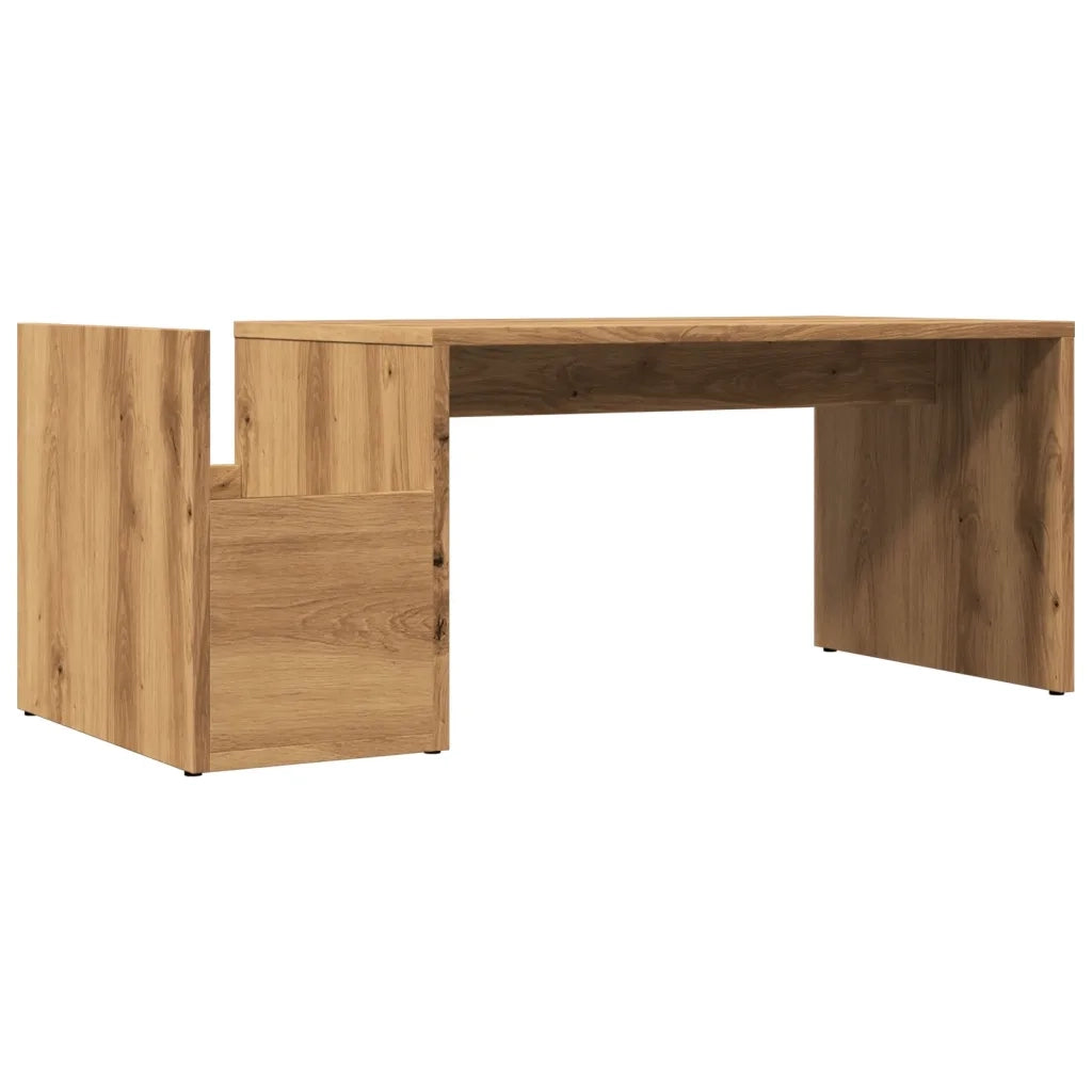 Tavolino da salotto | Tavolino da caff¨¨ | Tavolino da Soggiorno Rovere Artigianale 90x45x35cm in Truciolato