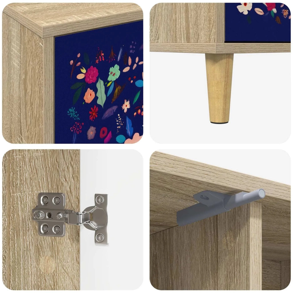 Mobile TV MAINZ 102 x 33 x 50 cm Sonoma Legno ingegnerizzato 8007044