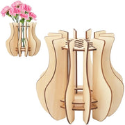 Vaso di Fiori in Legno - Stand di Display Creativo - Per Rose/Zinnie/Zinnie - Facile da Assemblare - 1 Set - Legno di Tilia