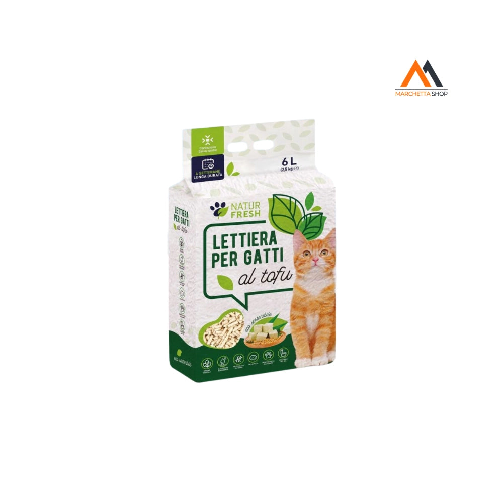 LETTIERA GATTI NATUR FRESH AL TOFU LT.6