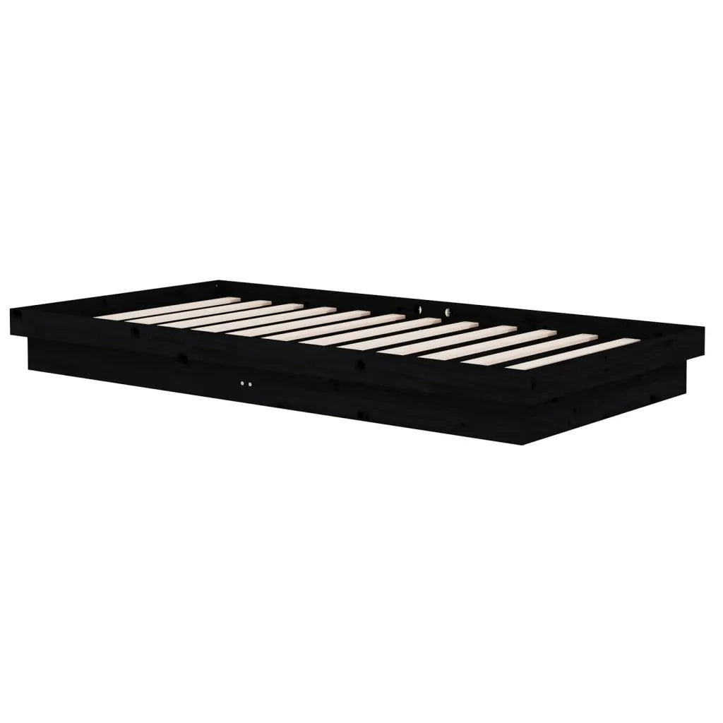 Giroletto Nero in Legno Massello 100x200 cm 819901