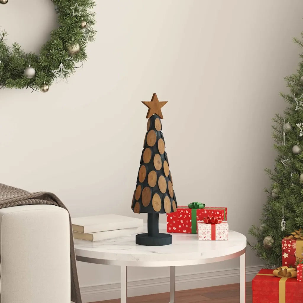 Albero di Natale Marrone 61 cm Legno massello di teak 42017943