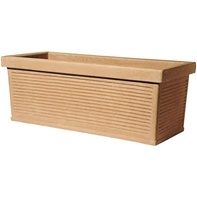 MILLERIGHE VASO CASSETTA IN RESINA 73 CM FINITURA IMPRUNETA