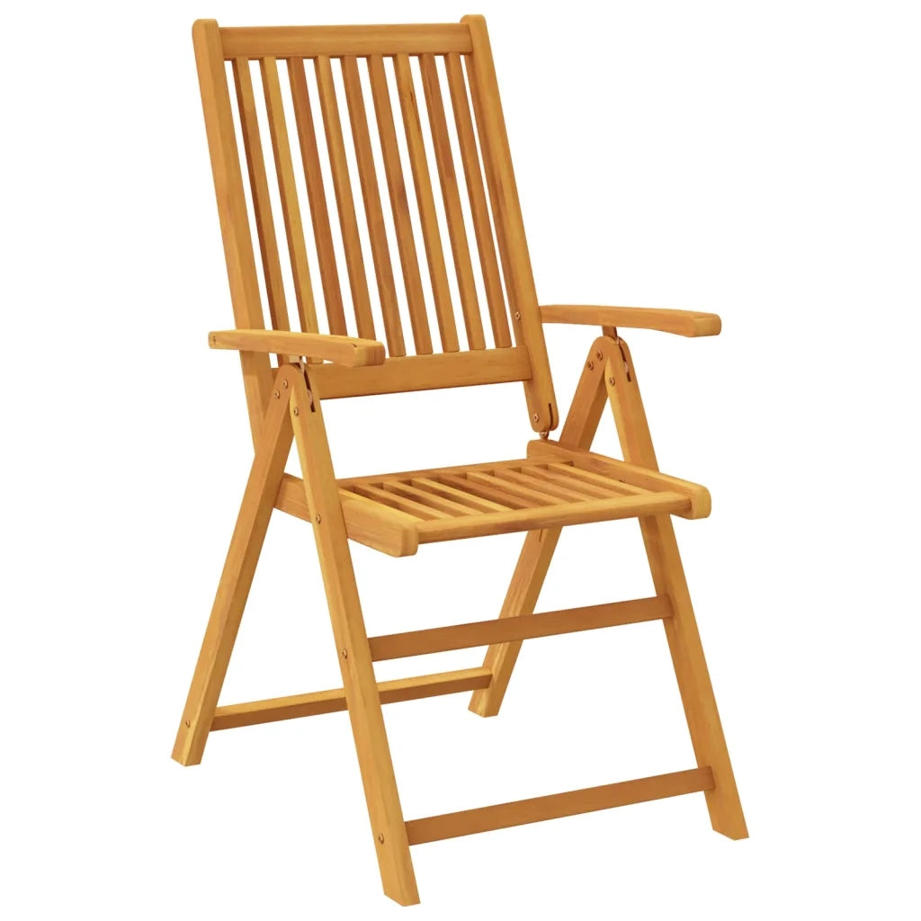 Set da Pranzo per Giardino 5 pz 85x85x74 cm in Legno Massello di Acacia