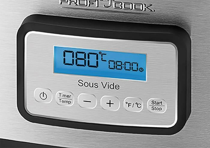 ProfiCook PC-SV 1112 8 L 520 W Nero, Acciaio inossidabile