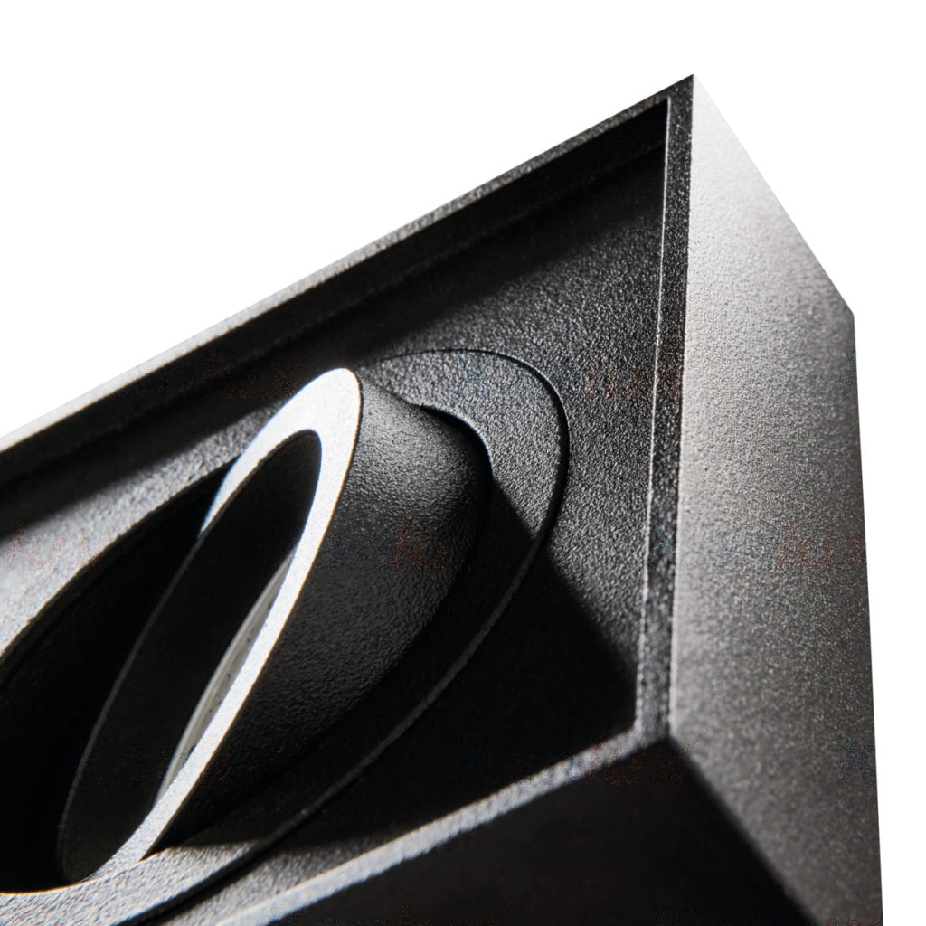 Faretto da soffitto Kanlux MINI GORD quadrato nero GU10