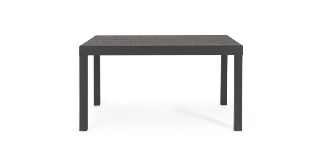 Tavolo Allungabile da Esterno 135-270x90x75h cm in Alluminio Cliv Antracite