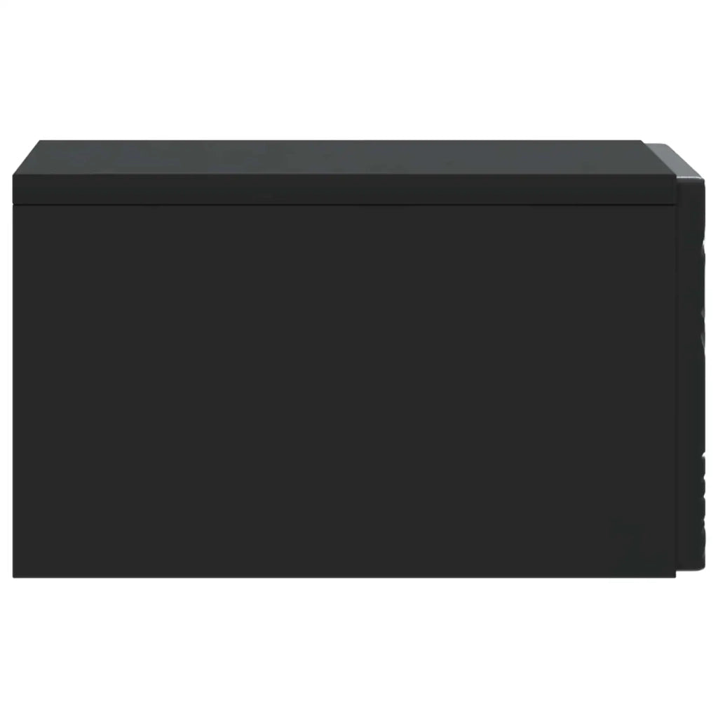 Tavolino da Parete Laterale Nero 34,5 x 33 x 20 cm 898767
