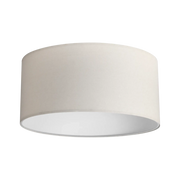 SET UP PARALUME CILINDRICO D.90CM IN TESSUTO E PVC PER LAMPADARIO A SOFFITTO BEIGE