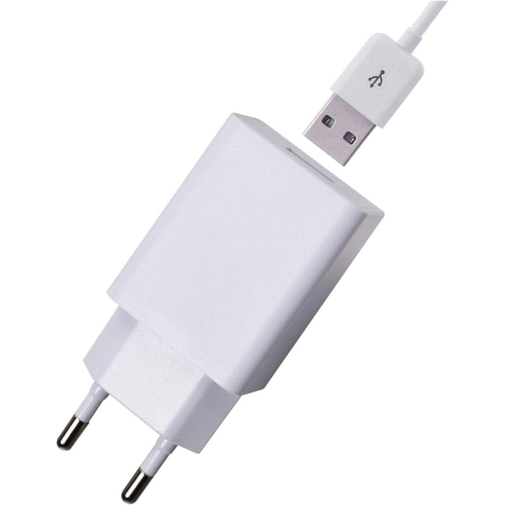 Trade Shop - Spina Caricabatterie Usb Smartphone 2.1a Ricarica Veloce Per Presa Muro Q-cd013 -