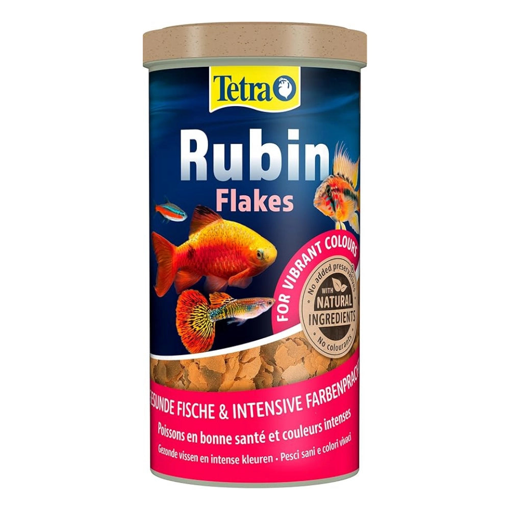 Tetra Rubin Flakes - Mangime in fiocchi con intensificatori naturali del colore Formato: 1000 ml
