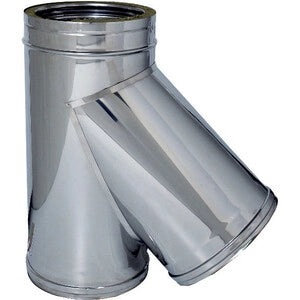 C RACCORDO BRAGA 135 INOX DOP PARETE D20/25CM