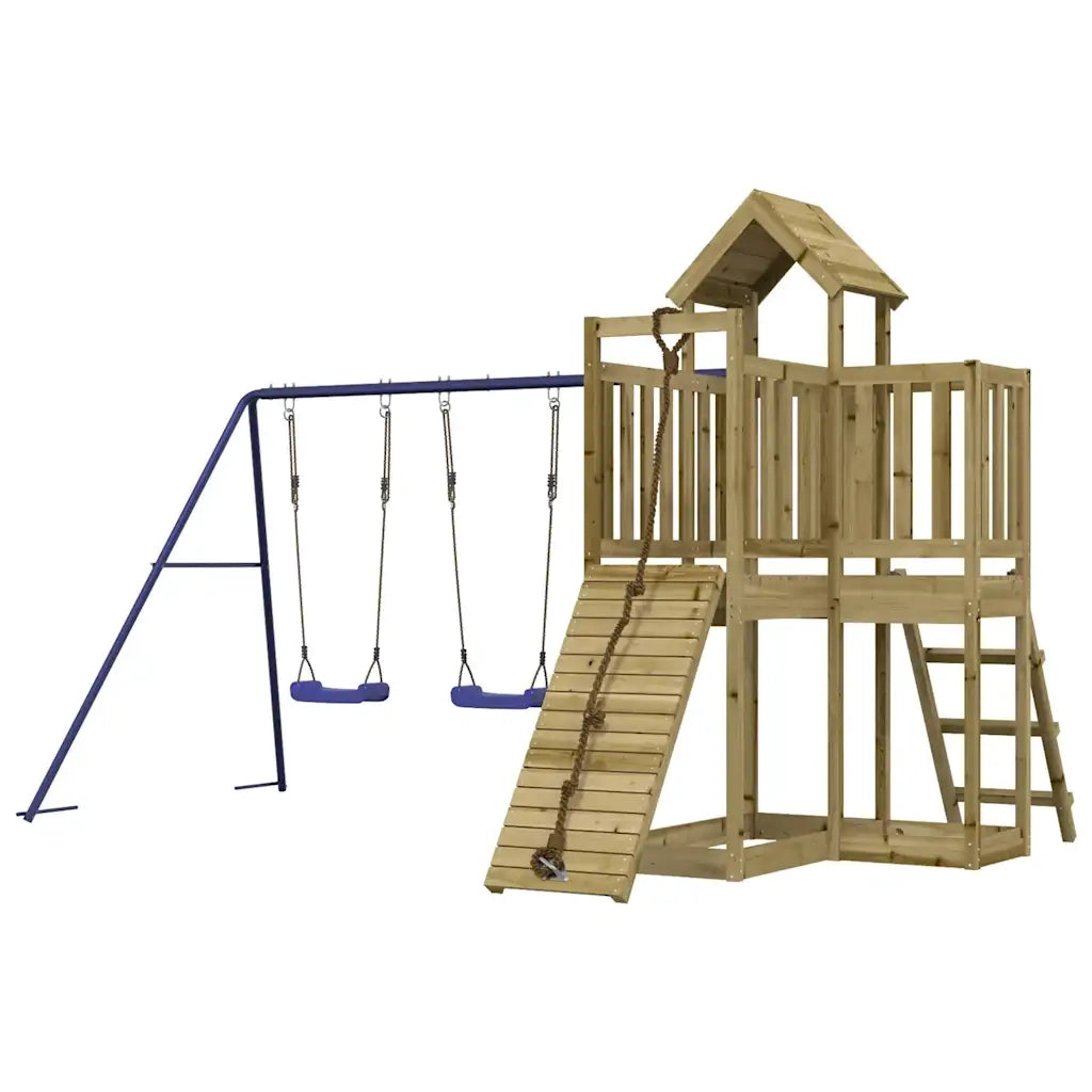 Set da Gioco da Esterno in Legno di Pino Impregnato 3155839
