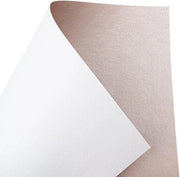 Papier metallic A4 manuale 24 fogli rosa antico per stampe