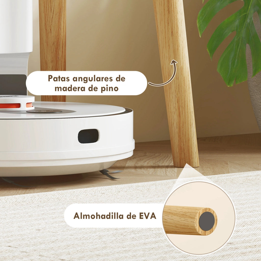 Consolle per Ingresso con 2 Cassetti e Gambe in Legno per Salone ¨C zephmum ¨C Bianco