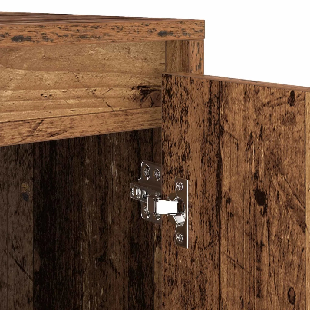 Mobiletto per lavatrice con porta Legno vecchio 87 x 60 x 89 cm 8006806
