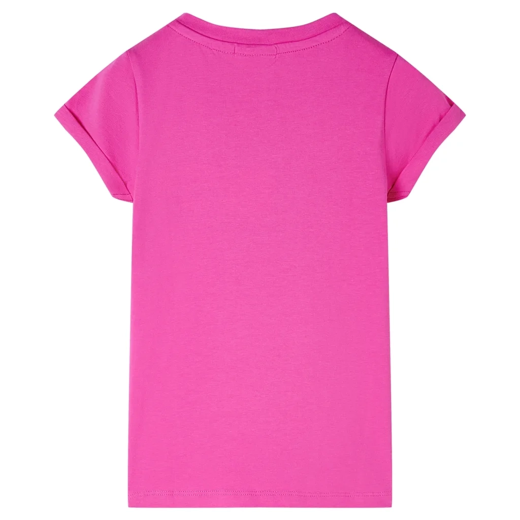 Maglietta da Bambina Rosa Scuro 104 11205