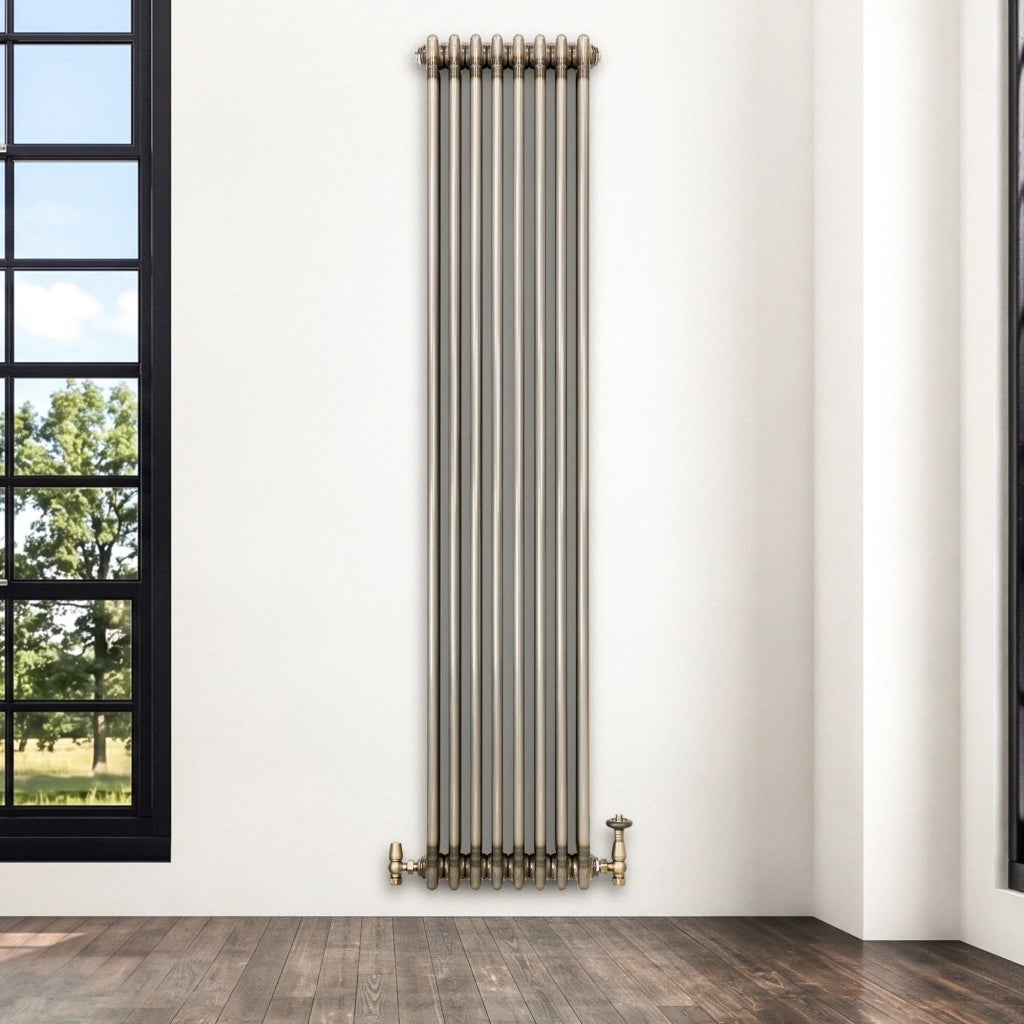 Radiatore 3 Colonne Verticale Metallo Grezzo 1800 x 380 mm TRV