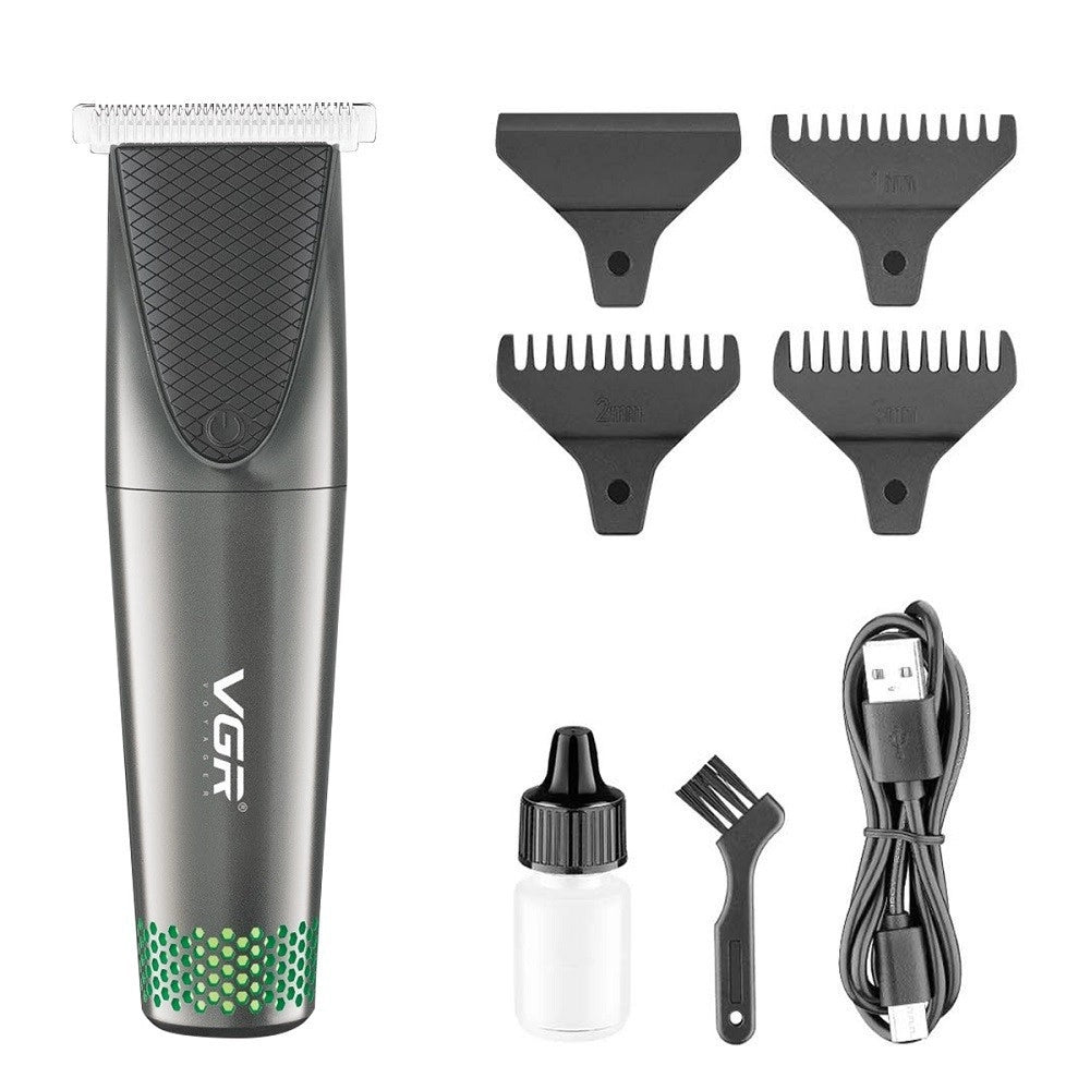 Trade Shop - Tagliacapelli Barba Elettrico Professionale Senza Fili Usb Ricaricabile V-925 Vgr -