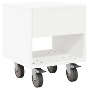 Comodino | Armadio da Notte | Mobiletto da notte Bianco 40,5 x 40 x 48 cm Legno multistrato