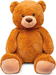 Peluche Orsacchiotto Orso Gigante 130 cm di XXL Teddy Morbido Orsetto Bear Regalo Compleanno Bambini da Marrone Natale A