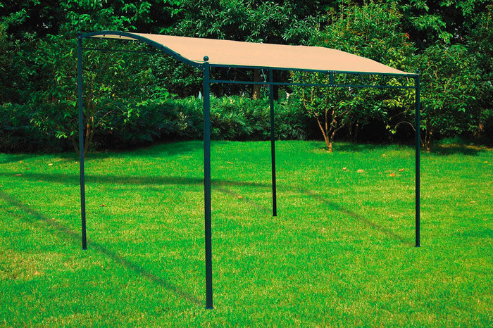 Pergola da Giardino 2,5x3m in Acciaio Bauer Beige