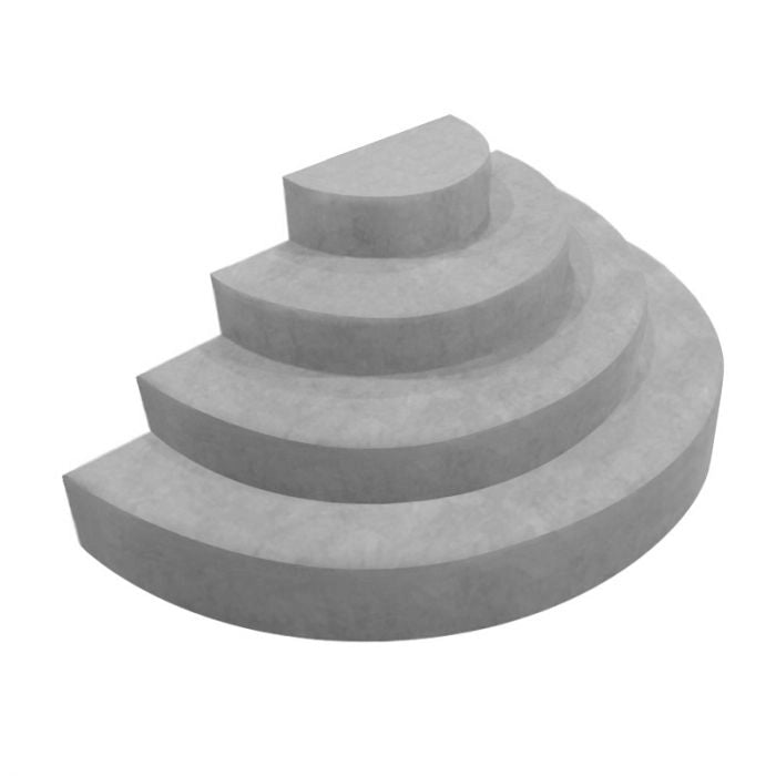 Scala Interna Imola 1,50 X 3,00 H 0,90 M A 3 Gradini, Per Posa Sotto Liner