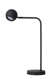 Lampada scrivania nera spot LED 3W dimmer touch Comet Lucide