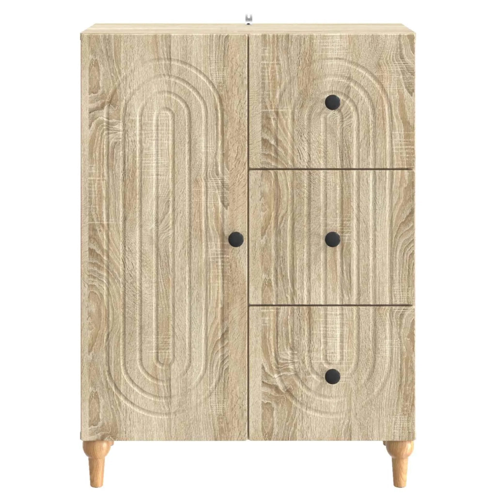 Credenza Rovere Sonoma 66 x 34,5 x 90 cm Legno ingegnerizzato
