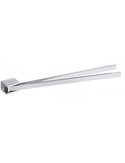 Portasciugamani doppio girevole VIA ottone cromato 4,6 x 3,2 x 44,5 cm