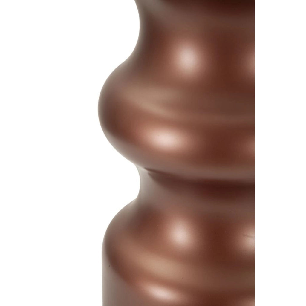 Lampada da Tavolo VKH726, Marrone, Vetro, 69,5x40,5x40,5 cm