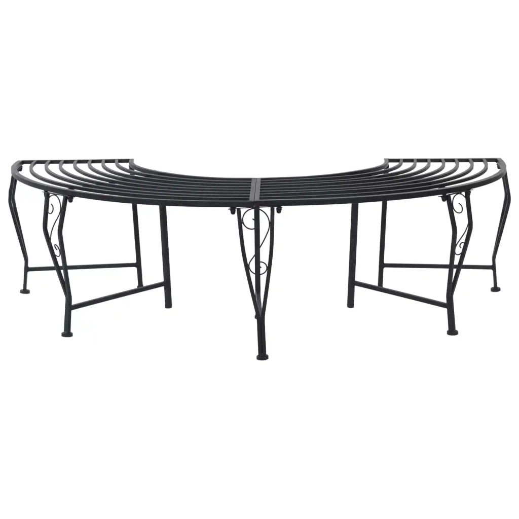 Panchina per Alberi 4-Numero di posti 160 x 80 x 44 cm Acciaio 42029508