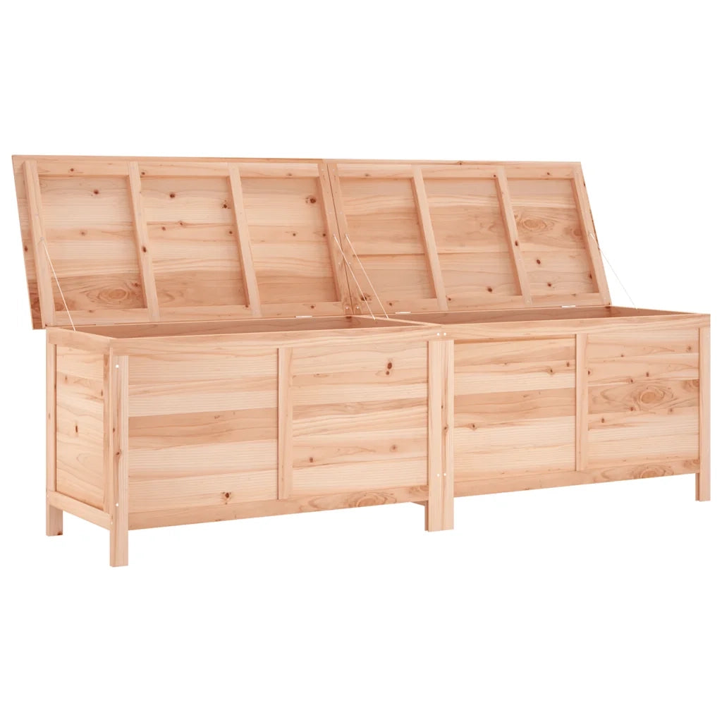 Contenitore da Giardino 198,5x50x56,5cm Legno Massello di Abete 364760