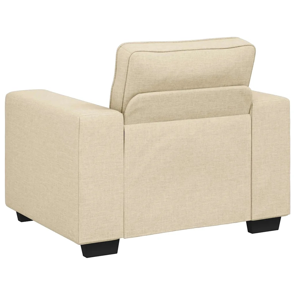 Poltrona-Poltroncina-Divano Sedia Crema 100x77x82 cm in Tessuto