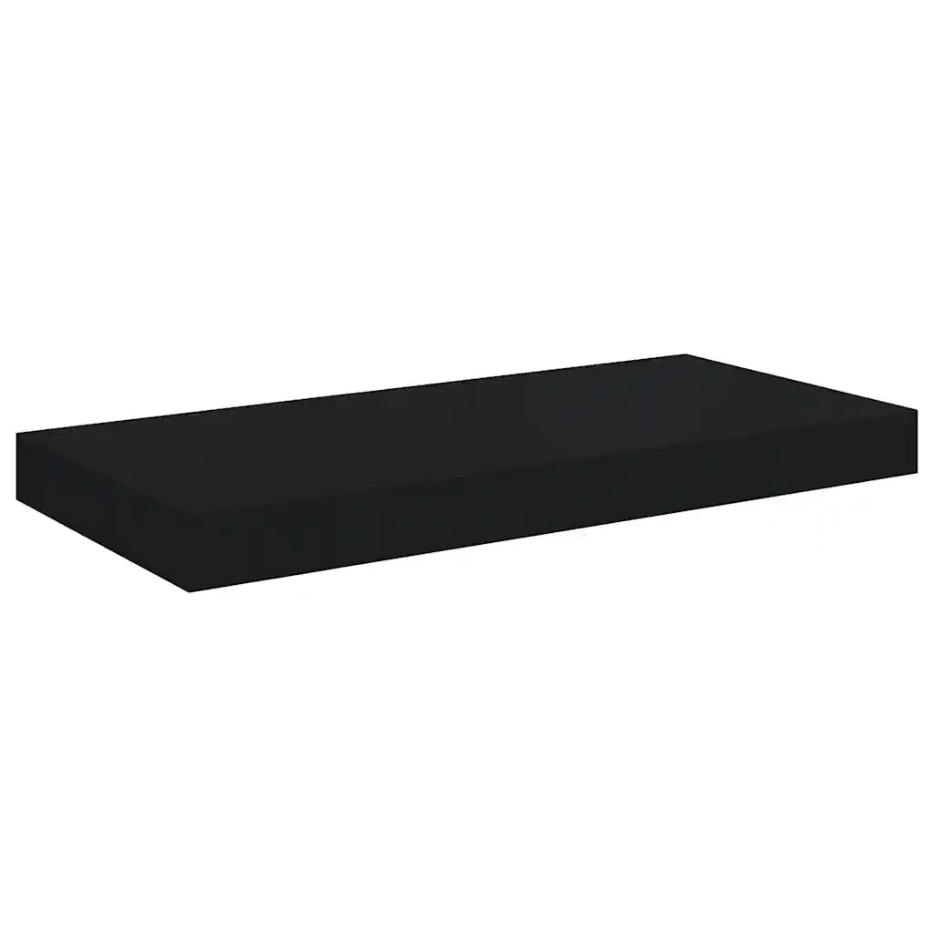 Scaffali a Parete 4 pz Neri 50x23x3,8 cm in MDF 323831