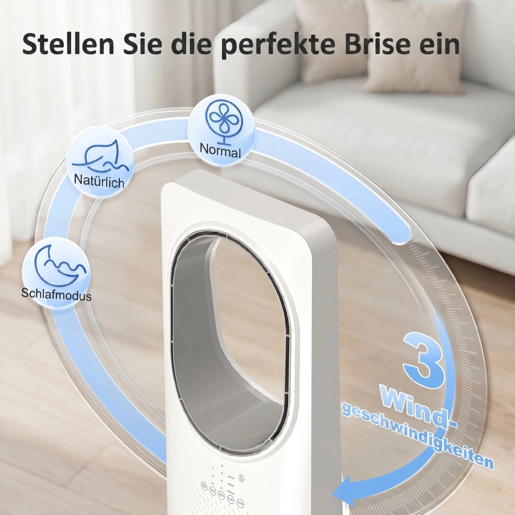 Ventilatore da tavolo per cameretta ¨C zephmum ¨C bianco