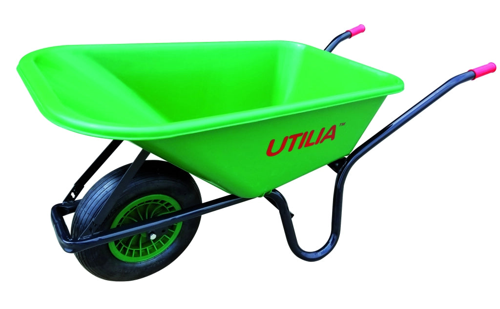 Utilia CARRIOLA CON VASCA IN PLASTICA col. verde lt. 100