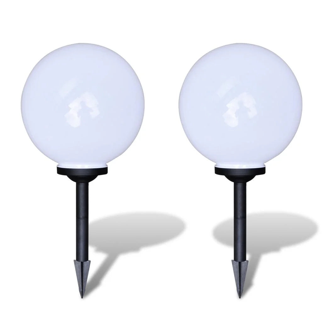 Decorazione luminosa a sfera solare da esterno da 30 cm 2 pezzi 2402052
