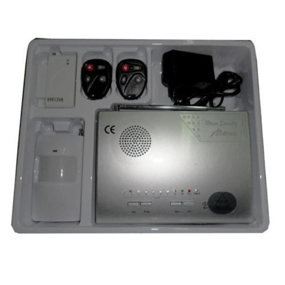 Trade Shop - Kit Antifurto Allarme Casa Sonoro Wi-fi Wireless Sensori Senza Fili Telecomando -