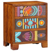 Credenza Multicolore 50x35x60 in Legno Massello di Acacia 4016501