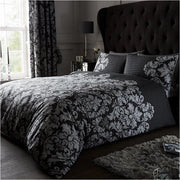 Set di coperte da letto a un posto con tessuto policotton - nero - 135 x 200cm coperta da letto 160x200