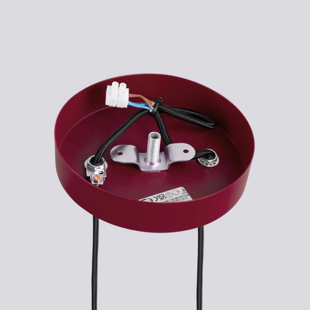Lampada a sospensione HALO 2P bordeaux
