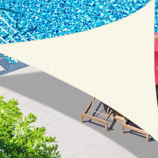 Panno di protezione solare a forma di cubo - 95% protezione UV - traspirante - 3 x 3 x 3 m - anelli D in acciaio inossidabile resistente all'usura