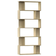 Divisorio-Paravento Rovere Sonoma 80x24x192 cm Legno Ingegnerizzato