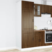 Armadio da Cucina Kalmar Rovere Marrone in Legno Multistrato