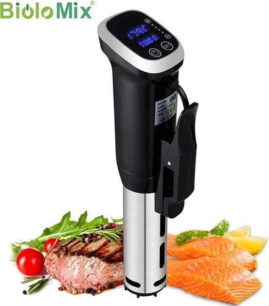 Cucina Sous Vide a Vide Stick - Smart Lenta Cottura - Cottura Lenta con Timer - 1200 Watt