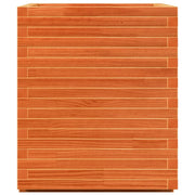 Fioriera Giardino Marrone Cera 90x60x72,5cm Legno Massello Pino